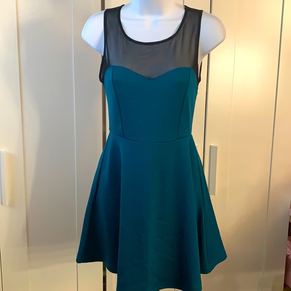 Forever 21 green mini dress